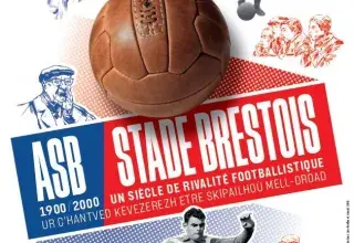 Affiche de l'exposition ASB/Stade Brestois un siècle de rivalité footballistique 1900/2000