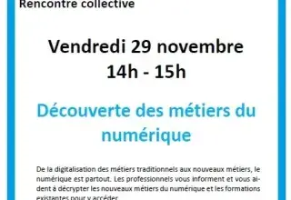 Rencontre collective Découverte des métiers du numérique