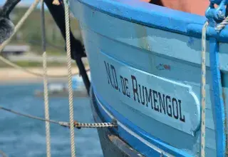 La coque d'un bateau.