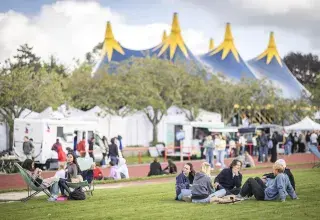 des étudiants lors de la première édition de l'Interkampus à Brest en 2024