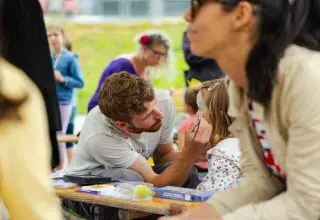 stand de maquillage pour enfants 