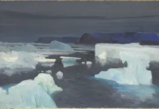 Les Glaciers, mer de Karade Alexandre Sergueevitch Borissov