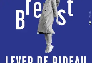 Affiche officielle du lever de rideau montrant une jeune femme flottant dans l'air