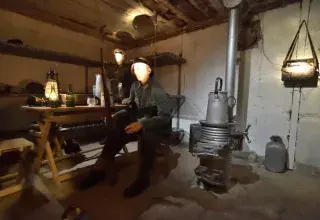 Visite du bunker de Kervallon