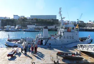 Visite de la base navale