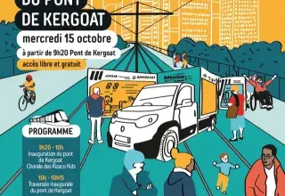 Inauguration du Pont de Kergoat 