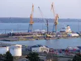 Le port de commerce de Brest