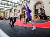 Evénement Urban Zone aux Capucins - enfants jouant au basket