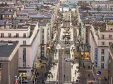 vue en drone de la rue de Siam