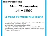 Découvrir, échanger - Le statut d'entrepreneur salarié