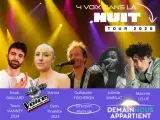 4 voix dans la nuit - tour 2025