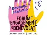 Affiche du forum de l'engagement et du bénévolat