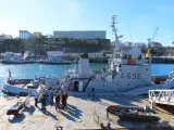 Visite de la base navale
